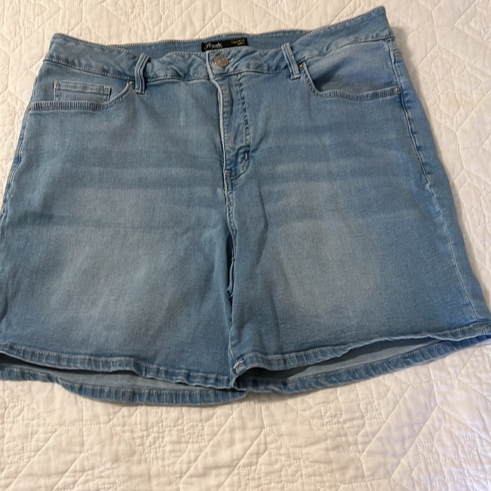 Denim shorts size 14